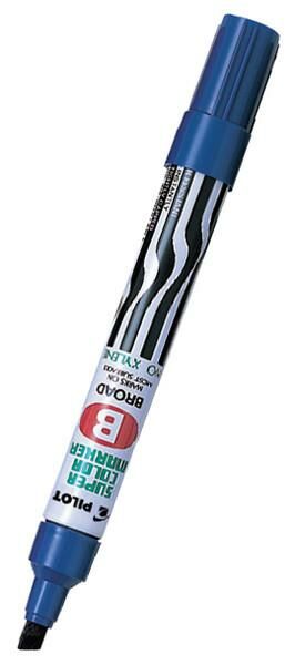 PİLOT SCA-B-L PERMANENT MARKER KESİK UÇ MAVİ 12'Lİ KT.