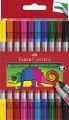 FABER 151110-10 ÇİFT TARAFLI KEÇELİ KALEM 10 RENK