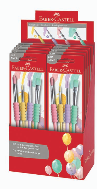 FABER 481620 SOFT TOUCH FIRÇA PASTEL 4 ÇEŞİT 10'LU