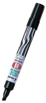 PİLOT SCA-B-B PERMANENT MARKER KESİK UÇ SİYAH 12'Lİ KT.