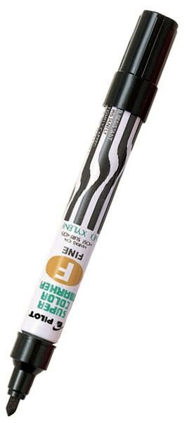 PİLOT SCA-F-B PERMANENT MARKER YUVARLAK UÇ SİYAH 12'Lİ KT.