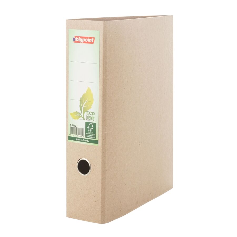 BİGPOİNT BP110 NATUREL KARTON KLASÖR GENİŞ 25'Lİ KT.