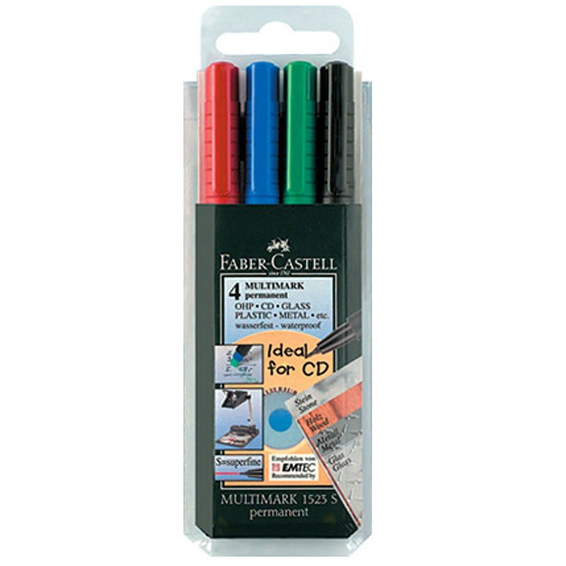 FABER 152304 ASETAT KALEMİ S SERİSİ 4'LÜ SET