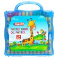 BİGPOİNT BP741-18M PASTEL BOYA 24 RENK - MAVİ ÇANTALI