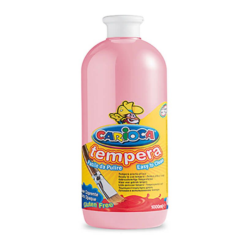 CARİOCA KO030/09 TEMPERA SULUBOYA SÜPER YIKANABİLİR 1000 ml PEMBE