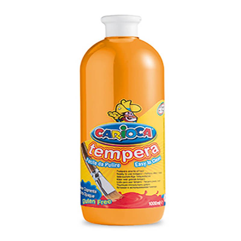 CARİOCA KO030/11 TEMPERA SULUBOYA SÜPER YIKANABİLİR 1000 ml TURUNCU