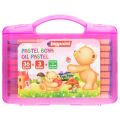 BİGPOİNT BP741-36P PASTEL BOYA 36+3 RENK - PEMBE ÇANTALI