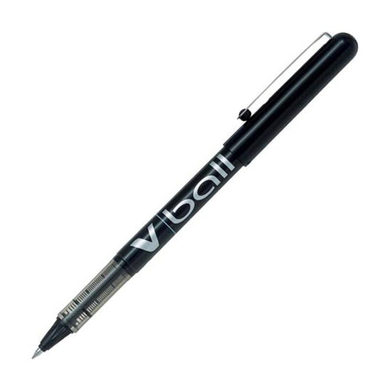 PİLOT BL-VB10-B V-BALL ROLLER 1.0 MM SİYAH 12'Lİ KT.