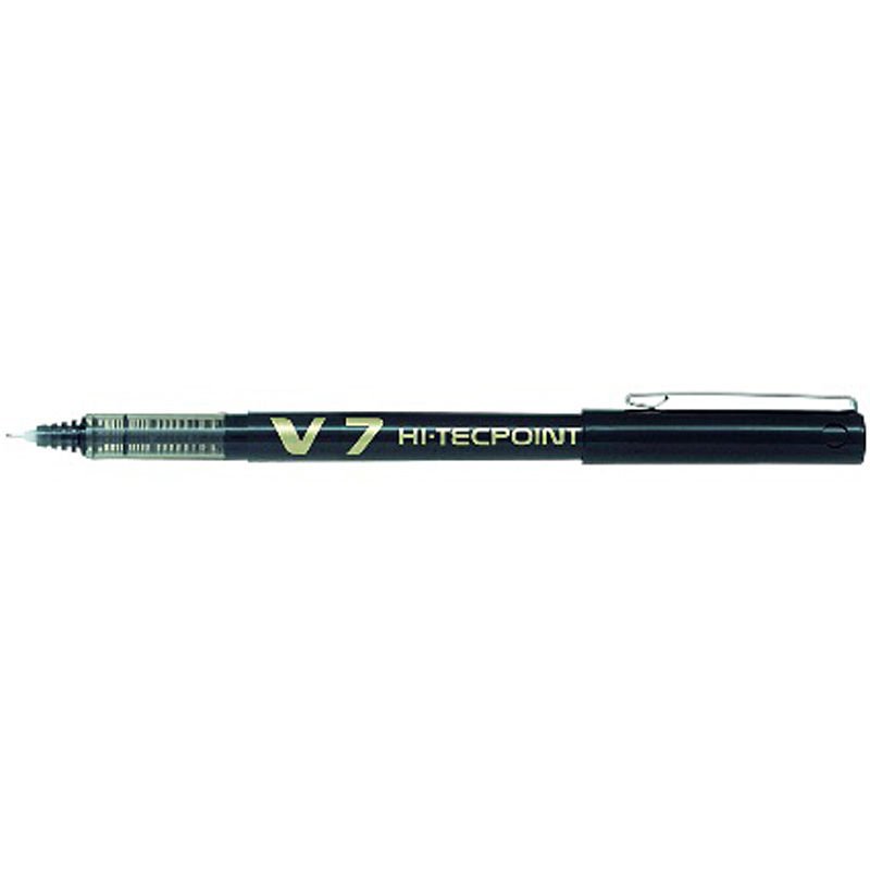 PİLOT V7 İĞNE UÇ ROLLER KALEM 07 MM SİYAH 12'Lİ KT.