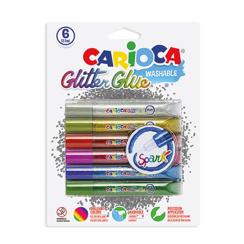 CARİOCA 42110 SİMLİ YAPIŞTIRICI 6'LI NEON