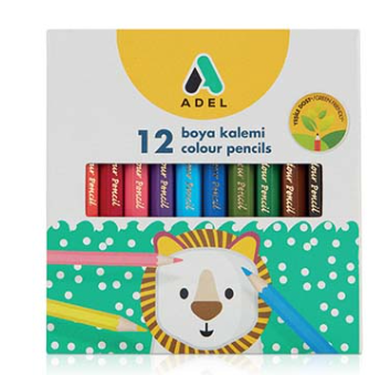 ADEL 325001 KURUBOYA 12 RENK YARIM BOY