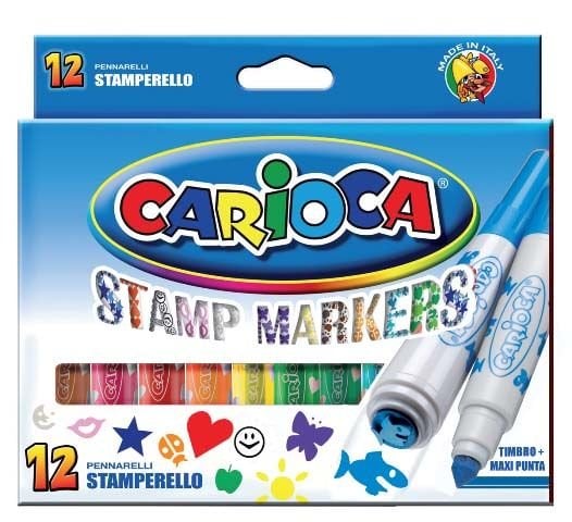 CARİOCA 42240 KEÇELİ KALEM 12 Lİ STAMPERELLO DAMGA
