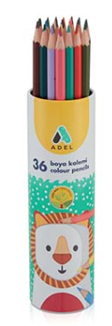 ADEL 375013 KURUBOYA METAL TÜP 36 RENK