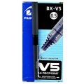 PİLOT V5 İĞNE UÇ ROLLER KALEM 05 MM SİYAH 12'Lİ KT.