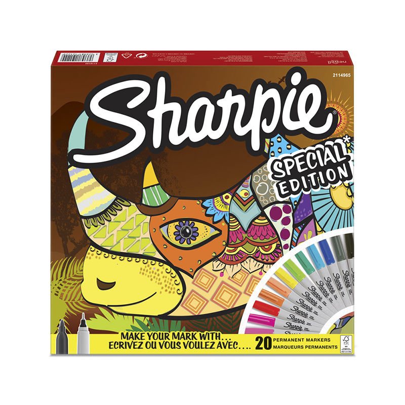 SHARPİE 2110122 FİNE PERMANENT MARKÖR 20Lİ GERGEDAN