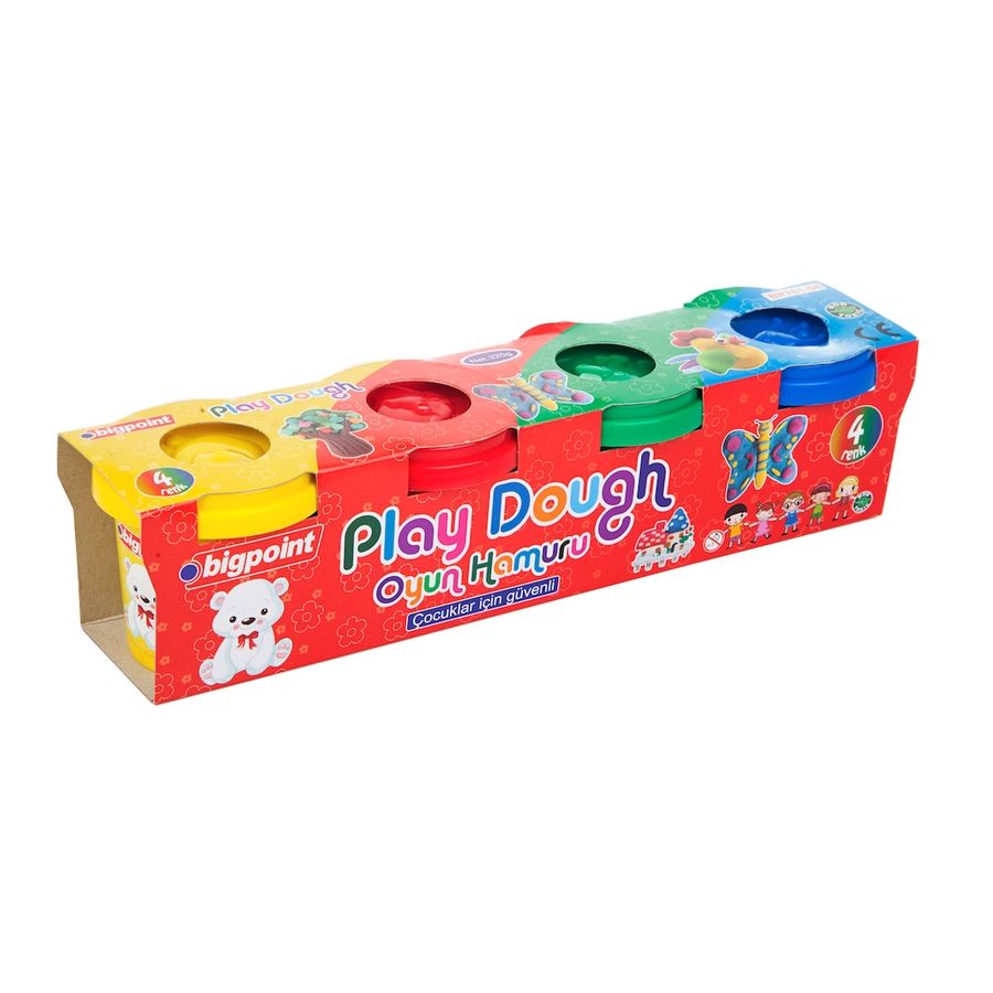 BİGPOİNT BP761-04 OYUN HAMURU 4'LÜ SET 320 GRAM