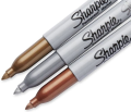 SHARPİE 1986006 MERALİK MARKÖR ALTIN,GÜMÜŞ,BRONZ 3'LÜ