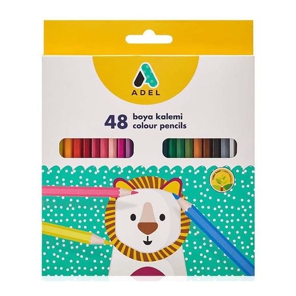 ADEL 000014 BOYA KALEMİ 48Lİ