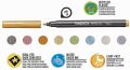 CARİOCA 43162 K.METALİK KEÇELİ KALEMİ 8'Lİ