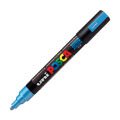 UNİ PC-5M POSCA POSTER MARKÖRÜ METALİK MAVİ 6'LI KT.