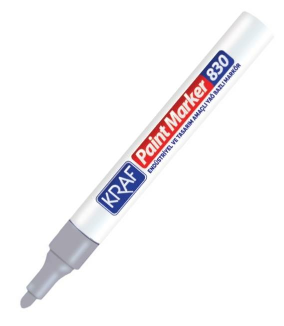 KRAF 830 PAINT MARKÖR GÜMÜŞ 12'Lİ KUTU