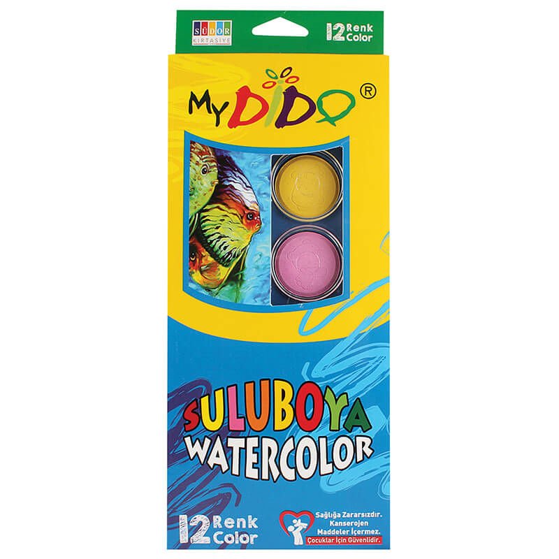 SÜDOR MY0123 MYDİDO SULU BOYA 12'Lİ BÜYÜK