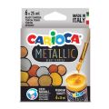 CARİOCA METALİK TEMPERA SULU BOYA SÜPER YIKANABİLİR 6X25 ML 6 RENK KO026