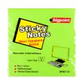 BİGPOİNT BP807-55 YAPIŞKANLI NOT KAĞIDI 75X75MM NEON YEŞİL 12'Lİ PAKET