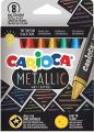 CARİOCA 43163 METALİK WAX MAXI YIKANABİLİR PASTEL BOYA KALEMİ 8'Lİ