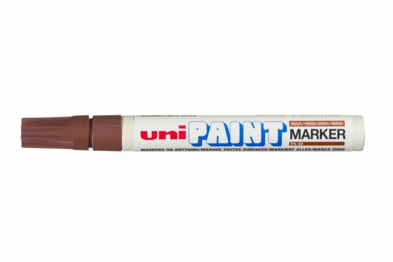 UNİ PX-20 BOYAMA MARKÖRÜ KAHVERENGİ 12'Lİ KT.