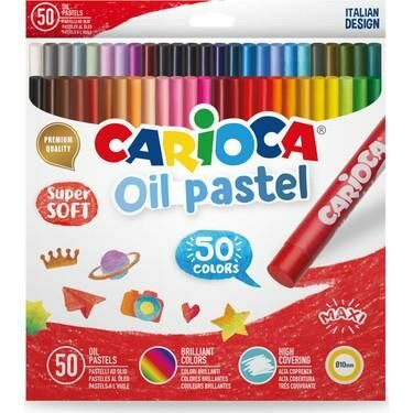 CARİOCA 43286 YAĞLI PASTEL BOYA MAXİ PAKET 50'Lİ