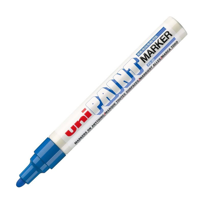 UNİ PX-20 BOYAMA MARKÖRÜ MAVİ 12'Lİ KT.