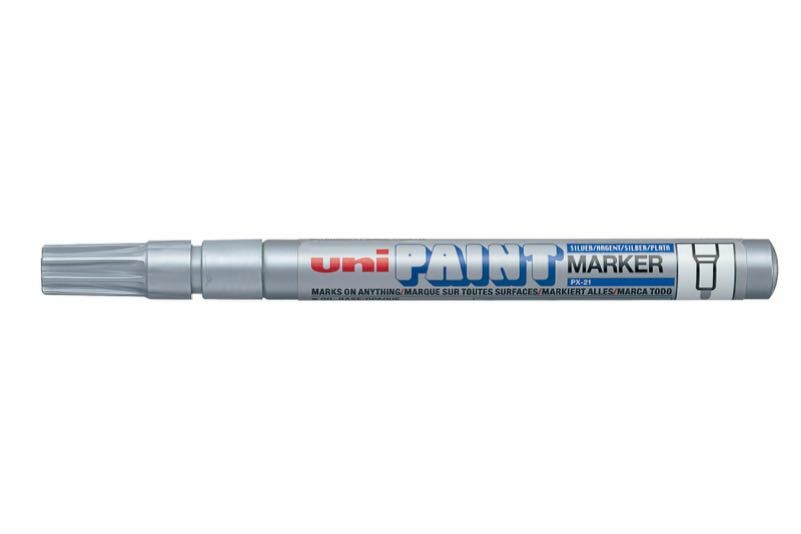 UNİ PX-21 PAİNT MARKÖR GÜMÜŞ 12'Lİ KT.