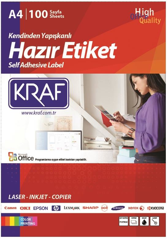 KRAF KF-2408 LASER ETİKET 105 X 72MM