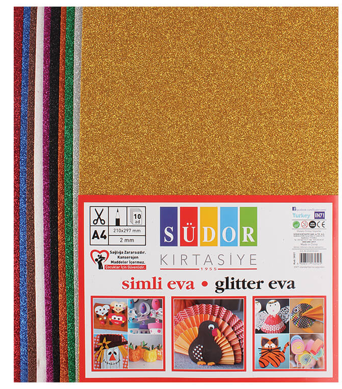 SÜDOR SK01 EVA 20*30 10 RENK SİMLİ