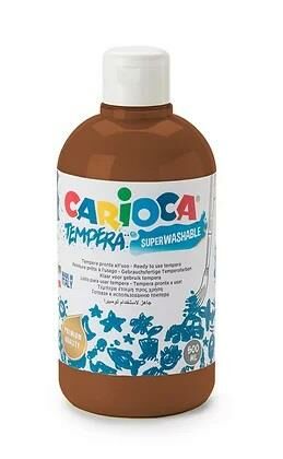 CARİOCA KO027/06 TEMPERA SULUBOYA SÜP.YIKANABİLİR 500 ml  KAHVERENGİ