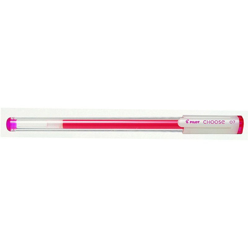 PİLOT BL-CH-7-P-BG CHOOSE ROLLER 07 MM PEMBE 10'LU KT.