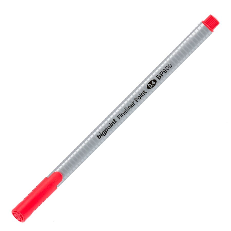 BİGPOİNT BP900-25 FİNELİNER KIRMIZI 10'LU PAKET