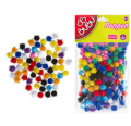 BU-BU 00111 PONPON SİMLİ 1CM KARMA 200LÜ