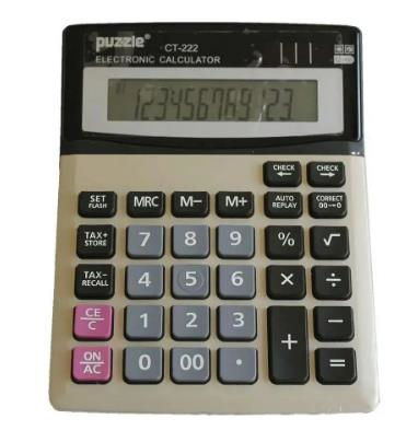 PUZZLE CT-222 HESAP MAKİNASI