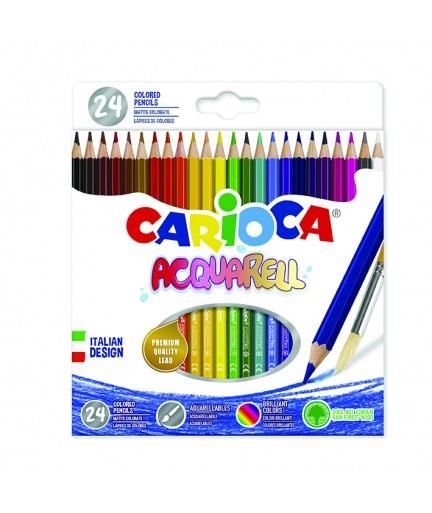 CARİOCA 42858 ACQUARELL KURU BOYA KALEMİ 24'LÜ