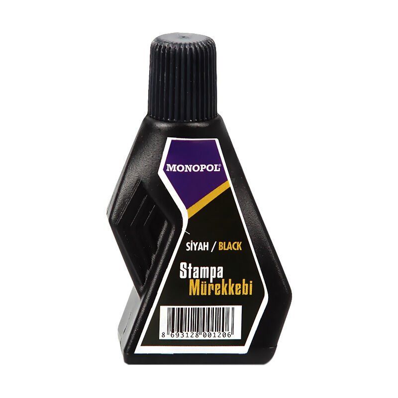 MONOPOL 1120 ISTAMPA MÜREKKEBİ 30 ML SİYAH