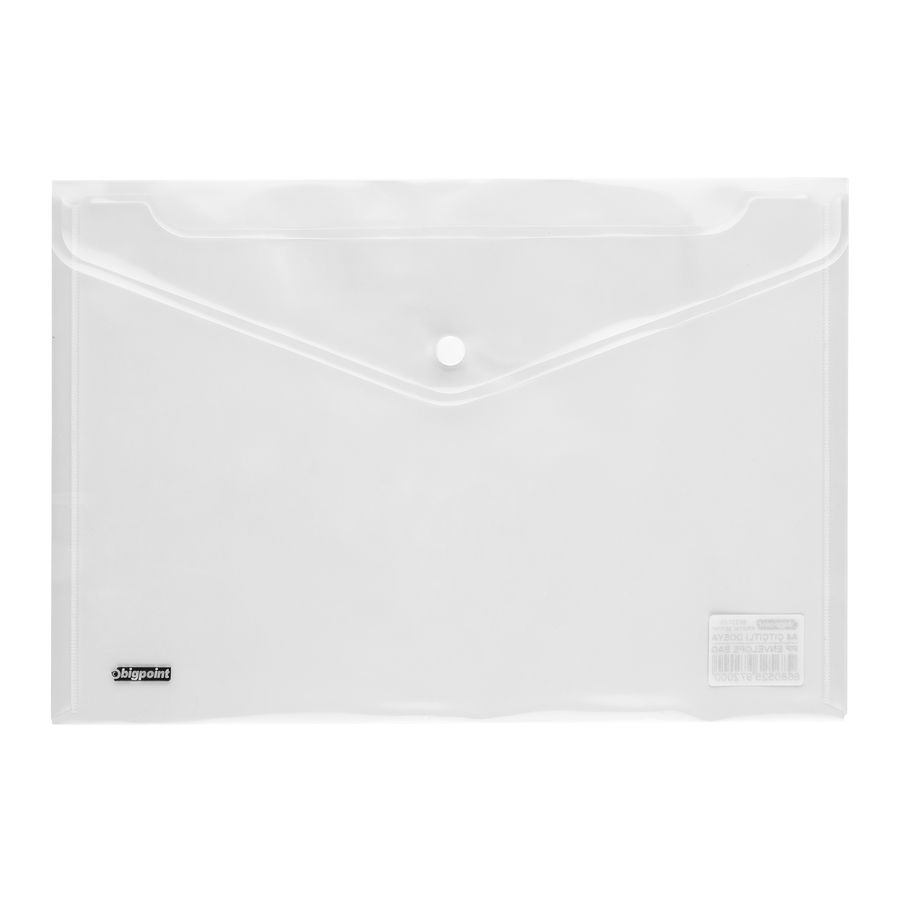 BİGPOİNT BP237-03 ÇITÇITLI DOSYA A4 KRİSTAL ŞEFFAF 12'Lİ PAKET