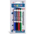 CARİOCA 42878 BEYAZ TAHTA KALEMİ 4 RENK 4'LÜ BLİSTERLİ 4.5 MM