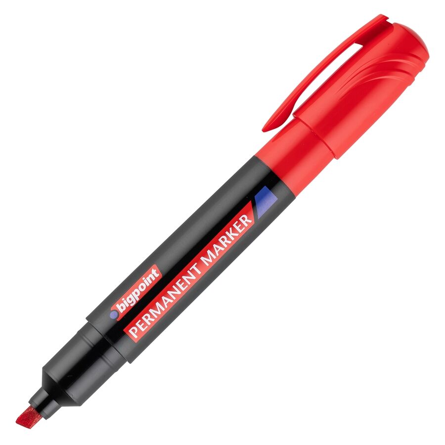 BİGPOİNT BP914-25 PERMANENT MARKÖR JUMBO KESİK UÇ KIRMIZI 12'Lİ KUTU