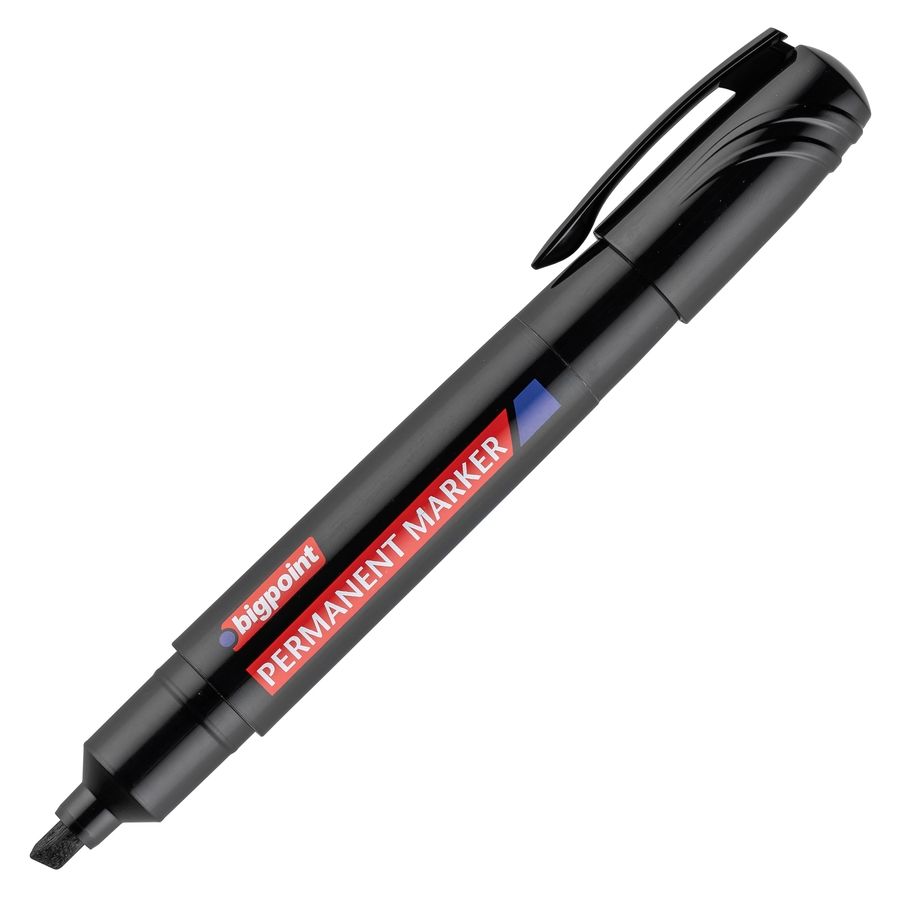 BİGPOİNT BP914-95 PERMANENT MARKÖR JUMBO KESİK UÇ SİYAH 12'Lİ KUTU