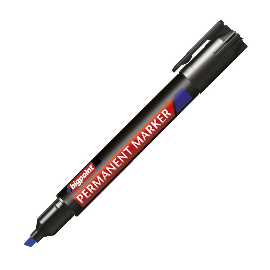 BİGPOİNT BP916-35 PERMANENT MARKÖR KESİK UÇ MAVİ 12'Lİ KUTU