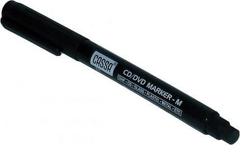 CASSA 8724 CD-DVD PERMANENT MARKER-M TIP SİYAH 12 Lİ KUTU