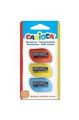 CARİOCA 42095 KALEMTIRAŞ 3'LÜ BLİSTERLİ 12'Lİ KT.