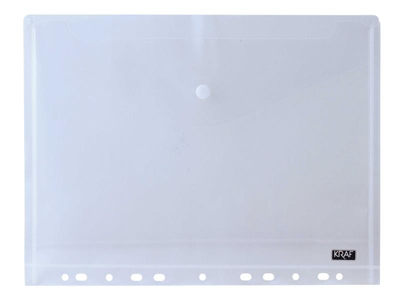 KRAF 1229 ÇITÇITLI DOSYA A4 11 DELİKLİ ŞEFFAF 12'Lİ PAKET